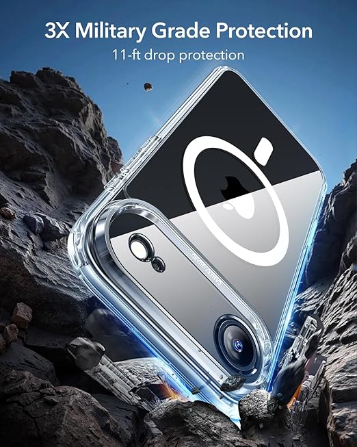ESR Classic Hybrid Magnetic Case with Protector Set (Camera Control) iPhone 17 Air